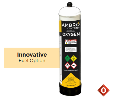 Ambro Controls 1811323 Replacement Oxygen Cylinder