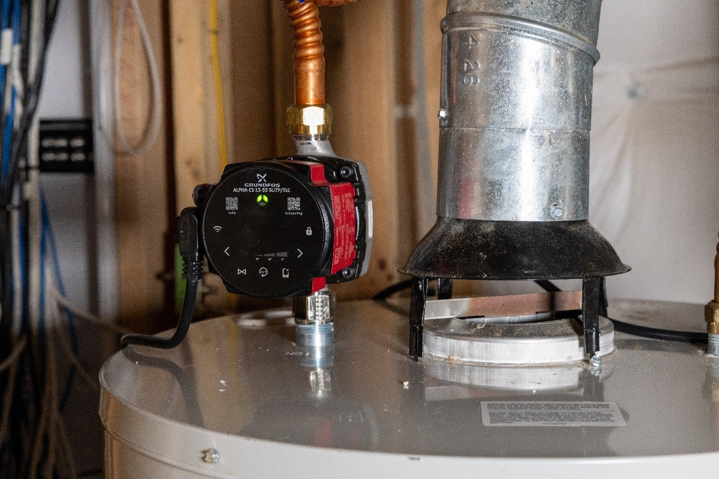 Grundfos hot water recirculation solution