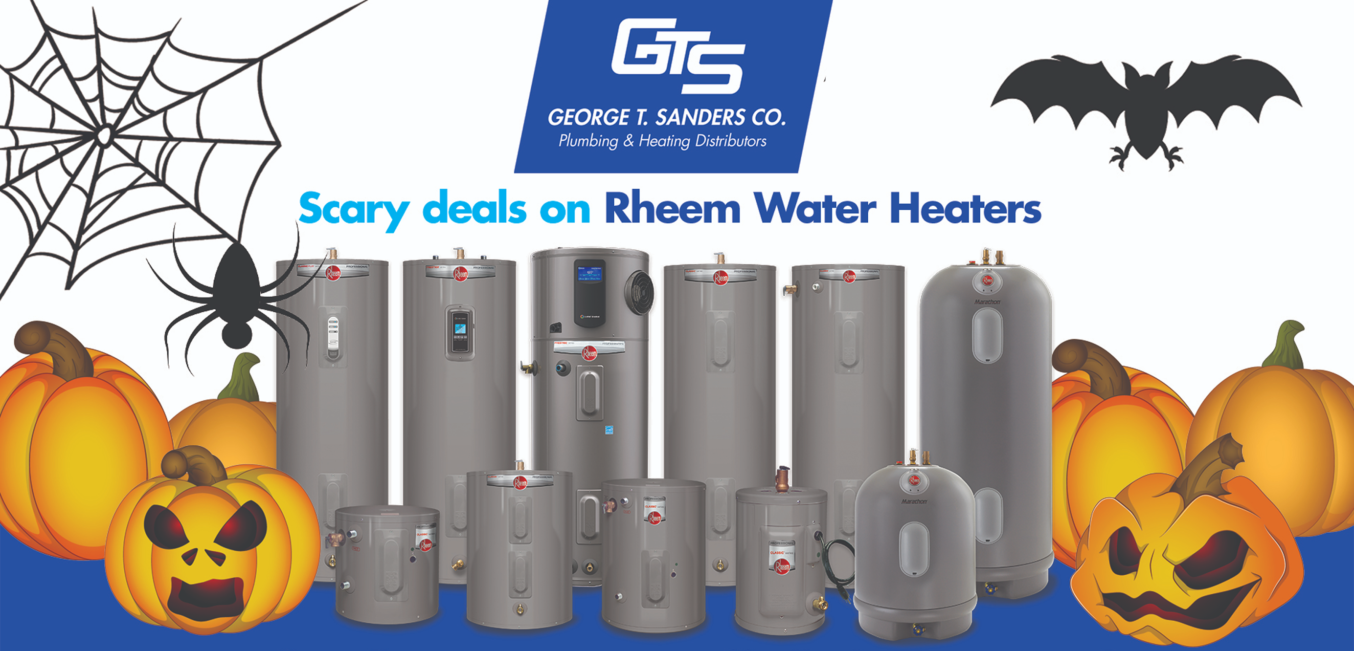 Rheem Halloween Promotion Banner